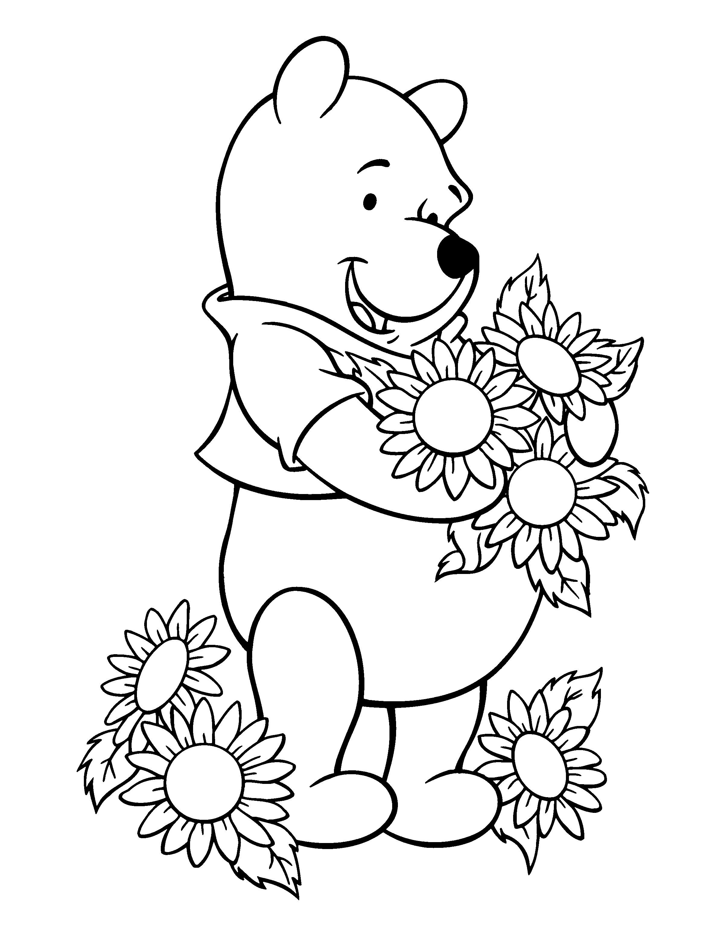 imagens para colorir winnie the pooh