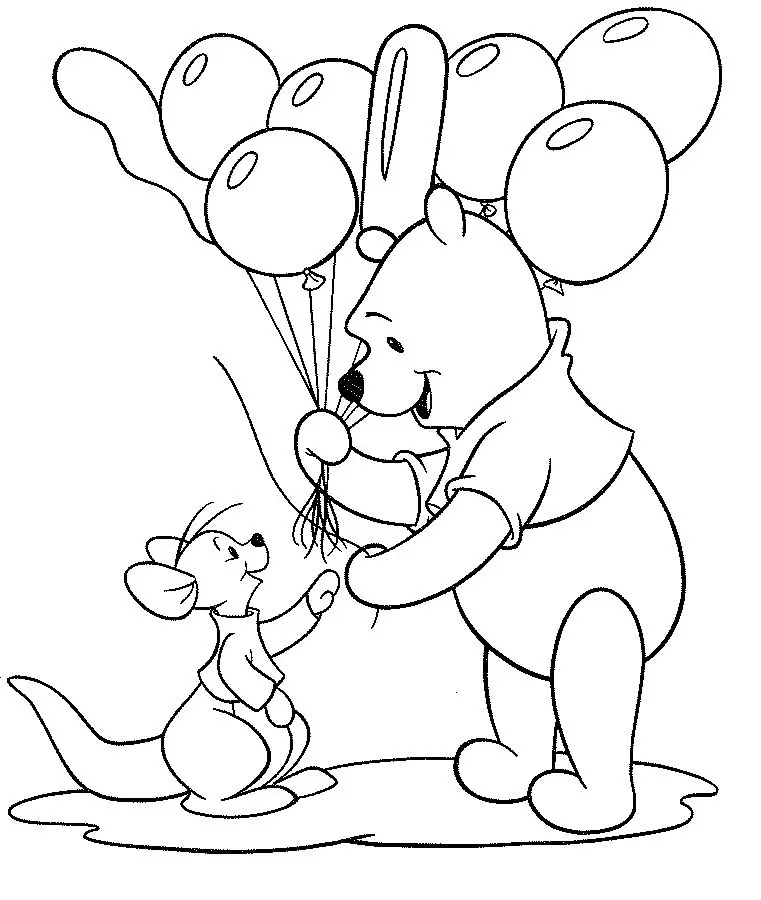 imagens para colorir winnie the pooh