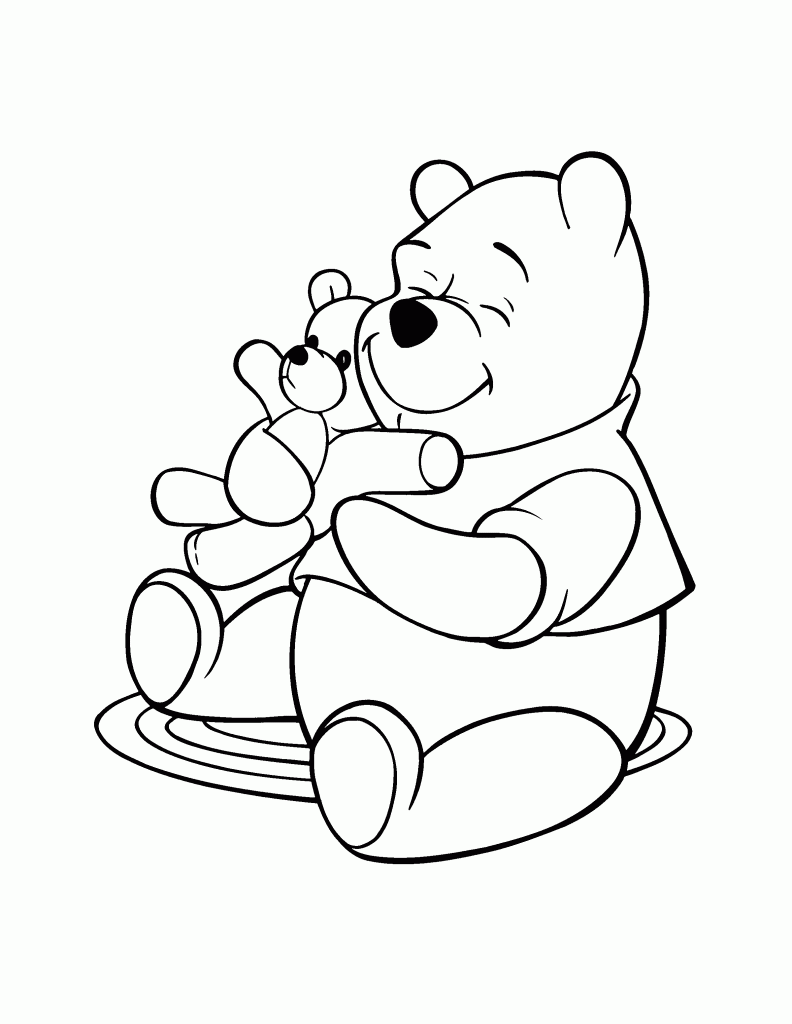 imprimir desenhos do pooh