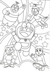 jogo do doraemon para colorir