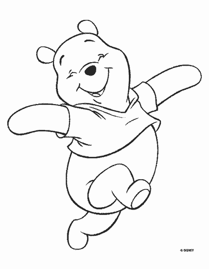 pooh para colorir