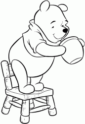 ursinho winnie the pooh para colorir