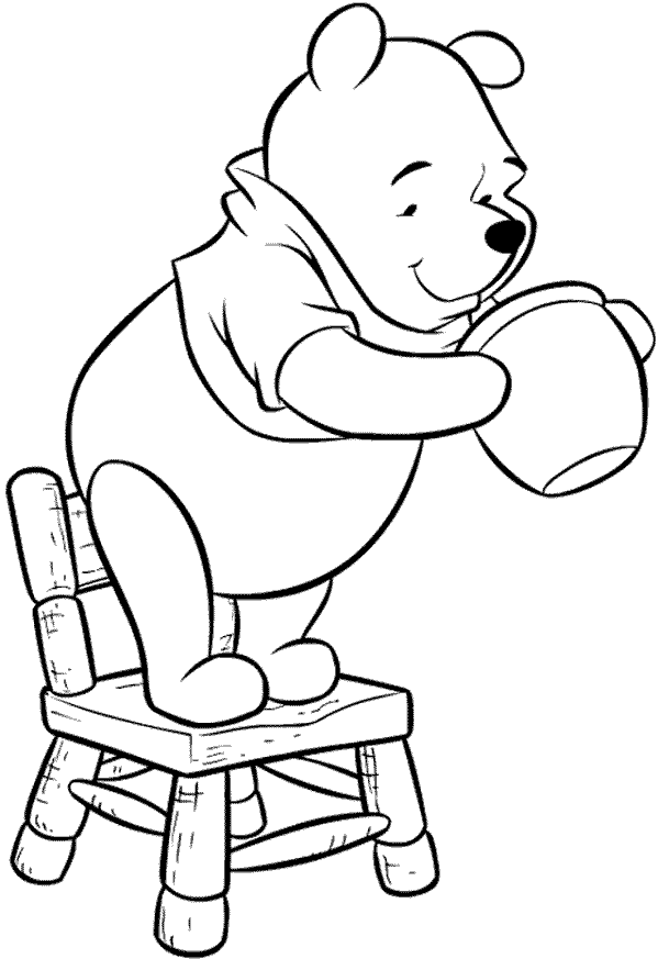 ursinho winnie the pooh para colorir