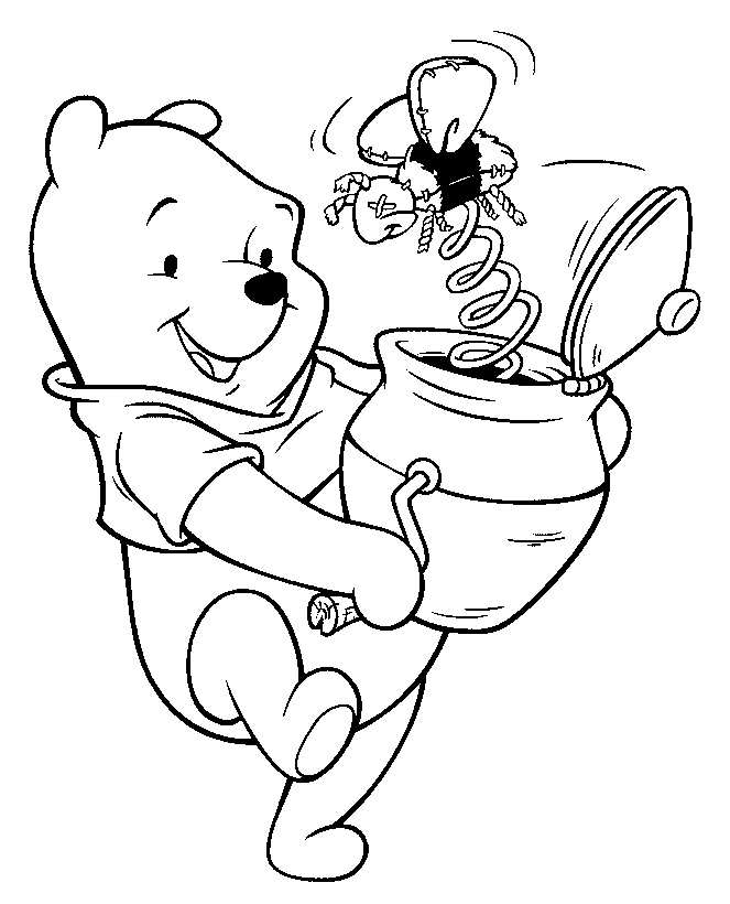 winnie the pooh para pintar