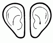 desenho de orelhas para pintar
