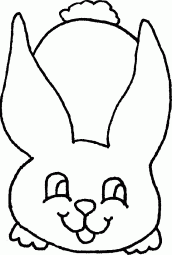 orelhas de coelho para colorir