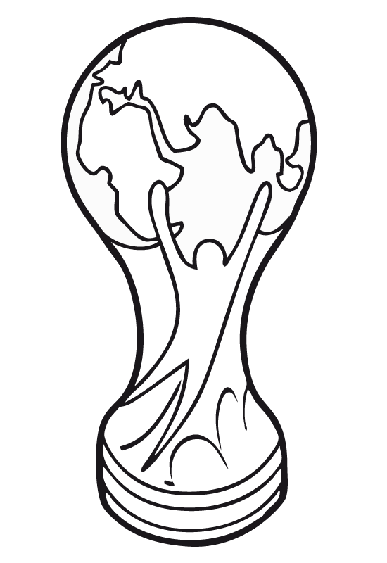 copa do mundo para colorir