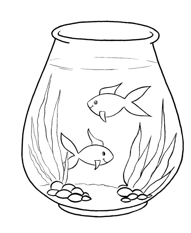 animais aquaticos para colorir