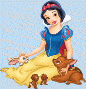 branca de neve para colorir