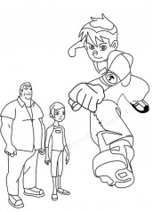 desenhos de ben 10 para colorir