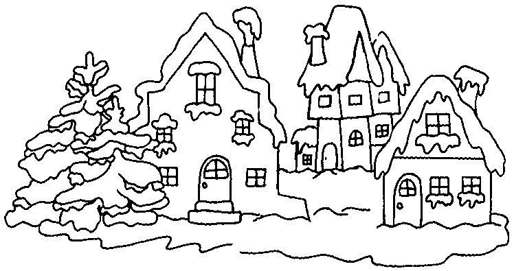 desenhos do inverno para colorir