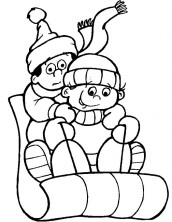 desenhos para colorir do inverno