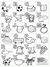 alfabeto para imprimir com desenhos