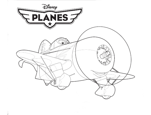 avioes desenho disney para pintar