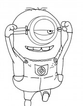 Desenhos para pintar e imprimir dos Minions