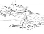 desenho avioes da disney colorir