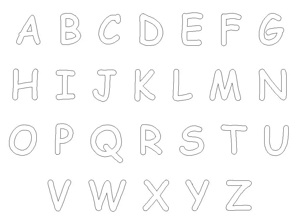 desenho do alfabeto para imprimir