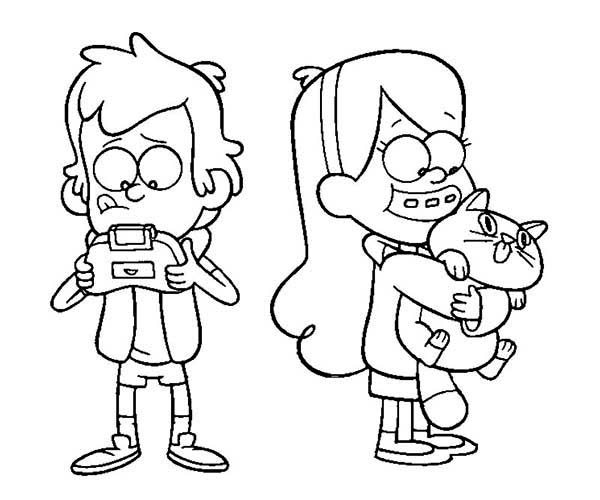 desenho do gravity falls