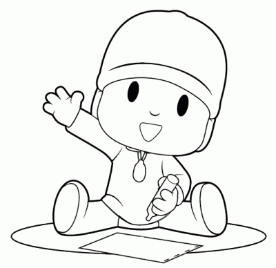 desenho do pocoyo para colorir