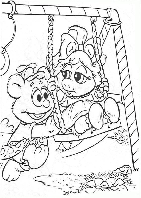 desenho dos muppets babies para colorir e pintar