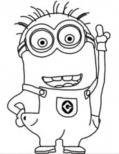 desenho para colorir dos minions