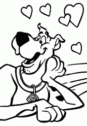 desenho para colorir scooby doo