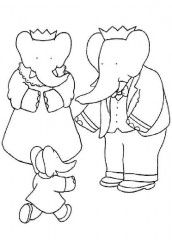 desenhos do babar para pintar