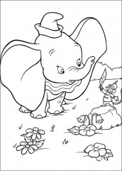 desenhos do dumbo para pintar