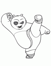 Desenhos do Kung Fu Panda para colorir - Bora Colorir