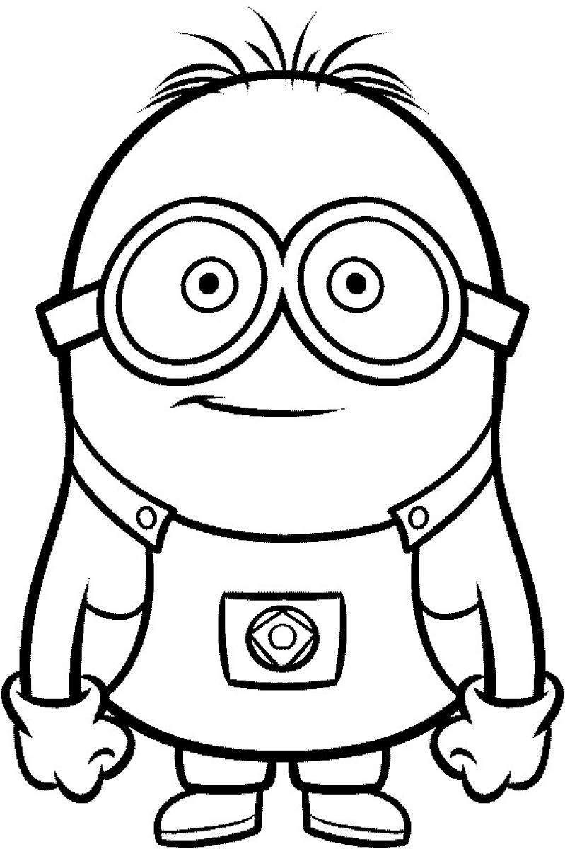 desenhos do minions para colorir