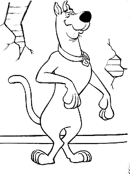 desenhos do scooby doo para colorir