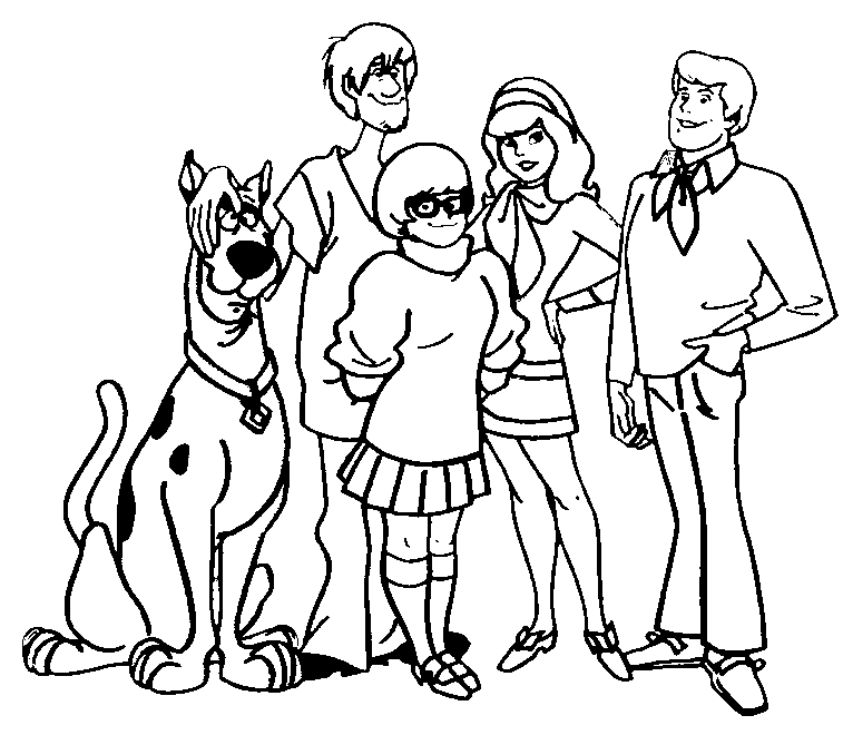 desenhos do scooby doo para imprimir