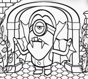 desenhos minions para colorir