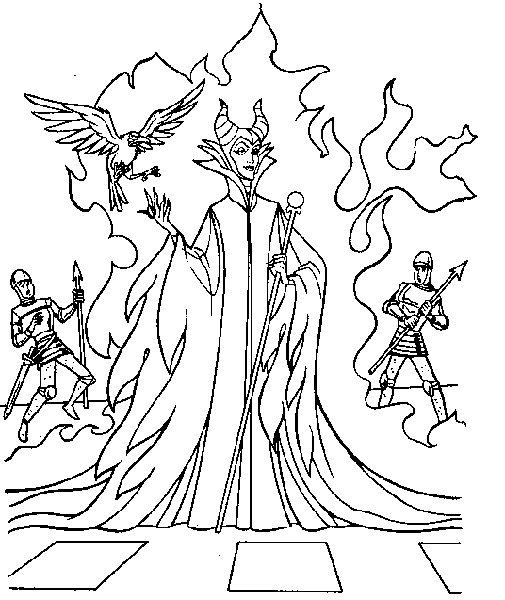 desenhos para colorir da malevola