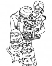 desenhos para colorir de minions