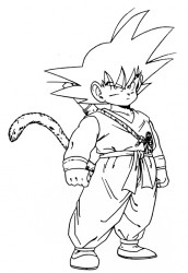 60 desenhos do【GOKU PARA COLORIR】▻ Grátis!