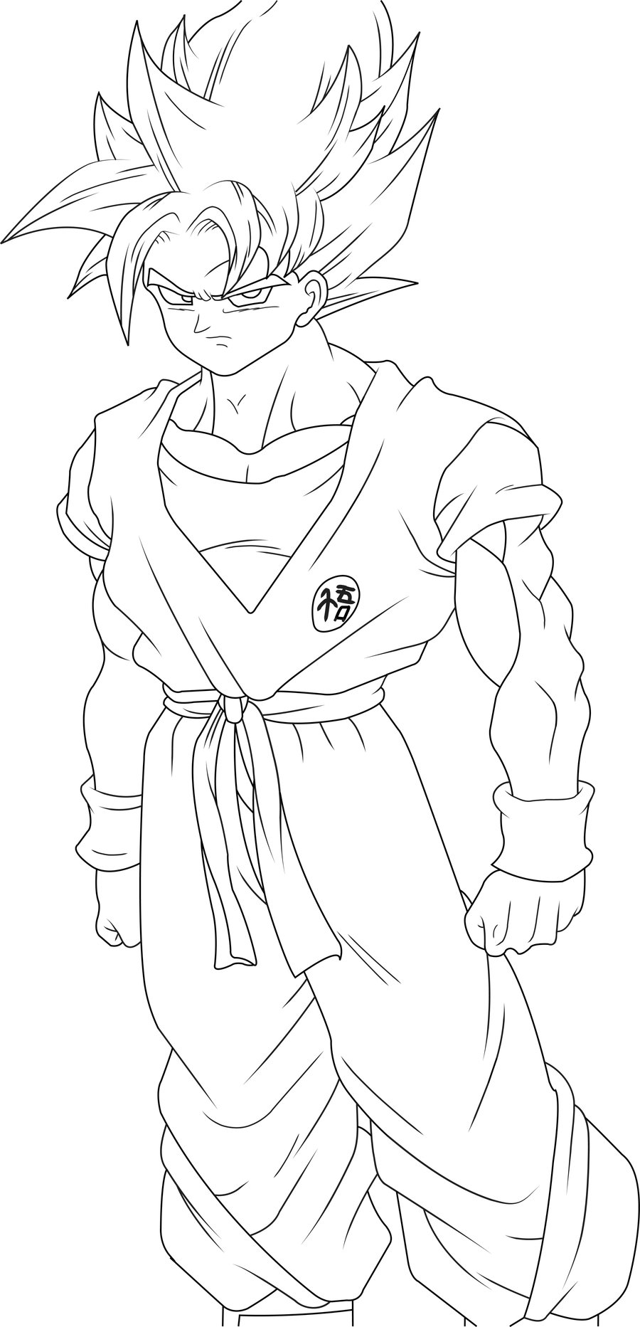 desenhos para colorir goku