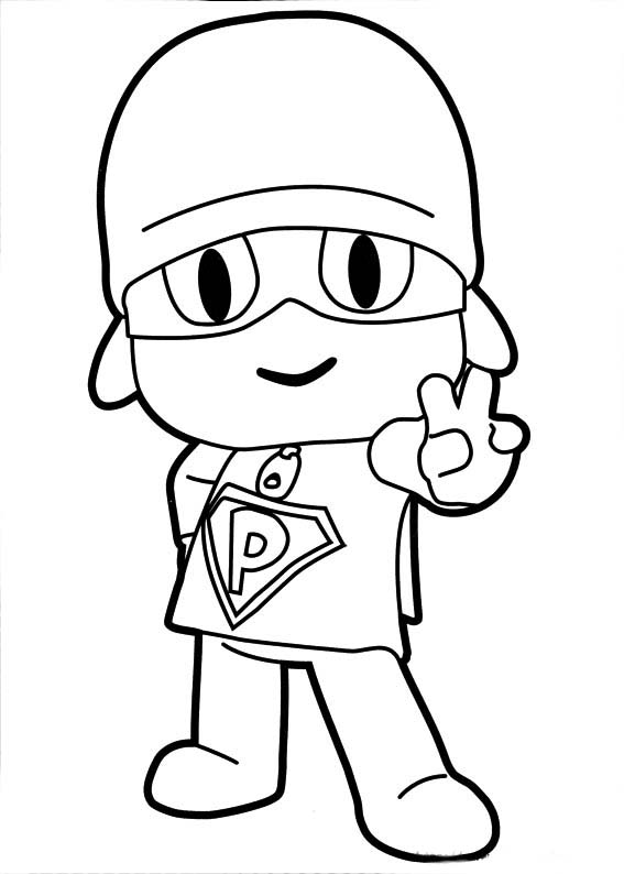 desenhos para colorir pocoyo