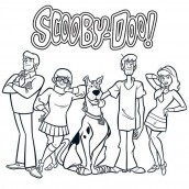 desenhos para colorir scooby doo