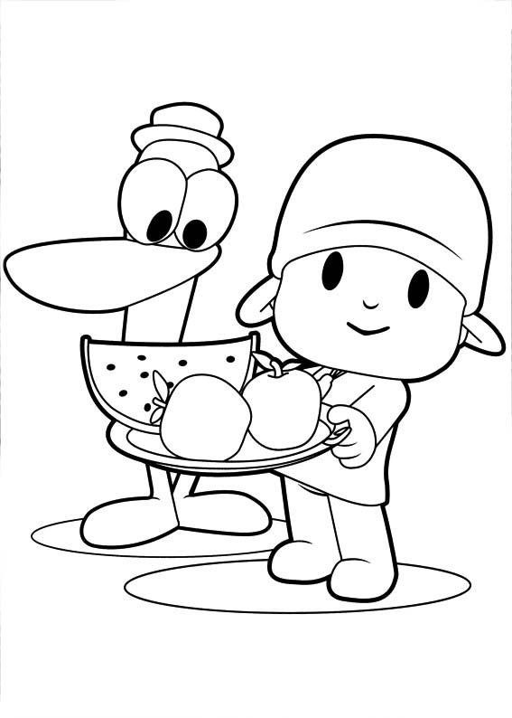 desenhos para imprimir pocoyo