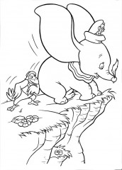 dumbo desenhos para colorir