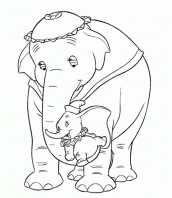 Imagem gigantesca para descarregar e colorir - Dumbo - Just Color Crianças  : Páginas para colorir para crianças