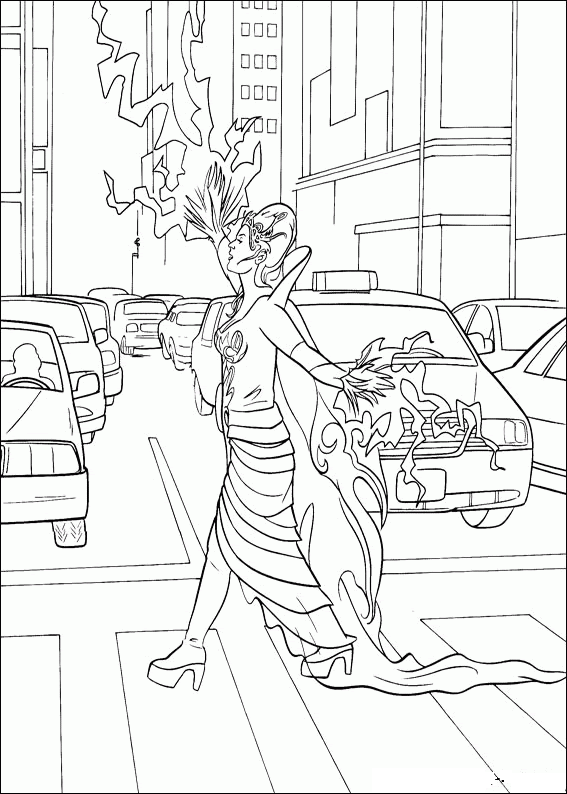 encantada desenho para colorir