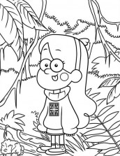 gravity falls desenhos para colorir e imprimir