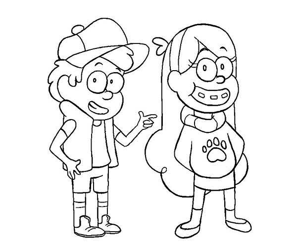 gravity falls desenhos para pintar