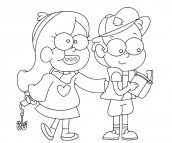 gravity falls para colorir e imprimir