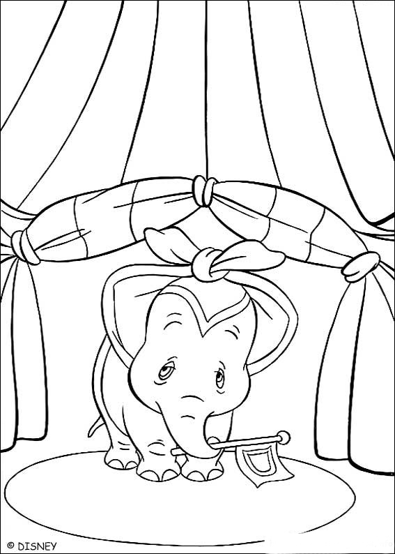 imagens de dumbo para colorir