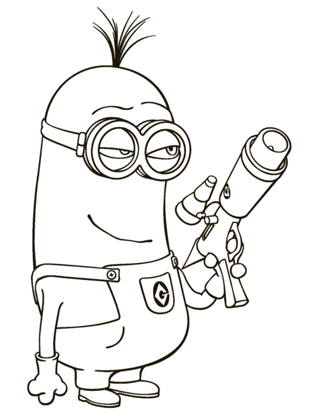 imagens minions para colorir