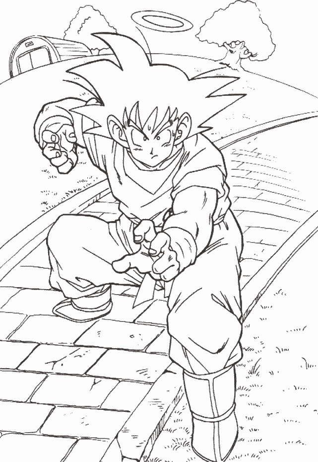 jogo de colorir o goku