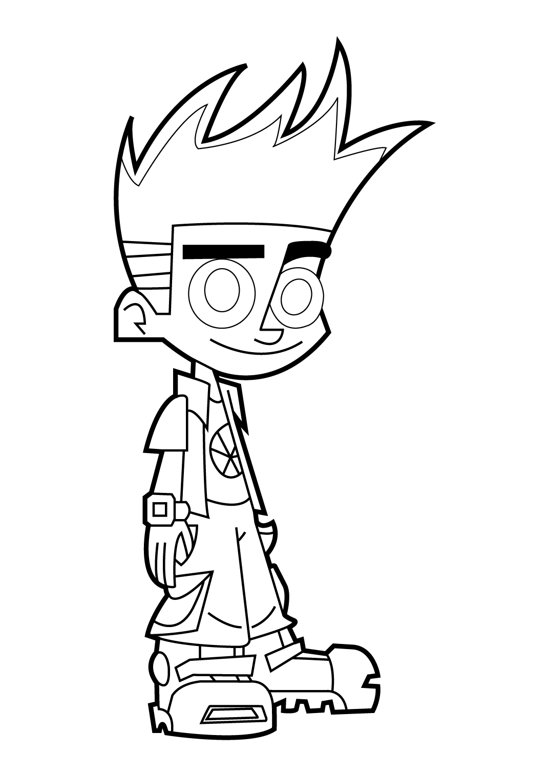 jogos de colorir johnny test